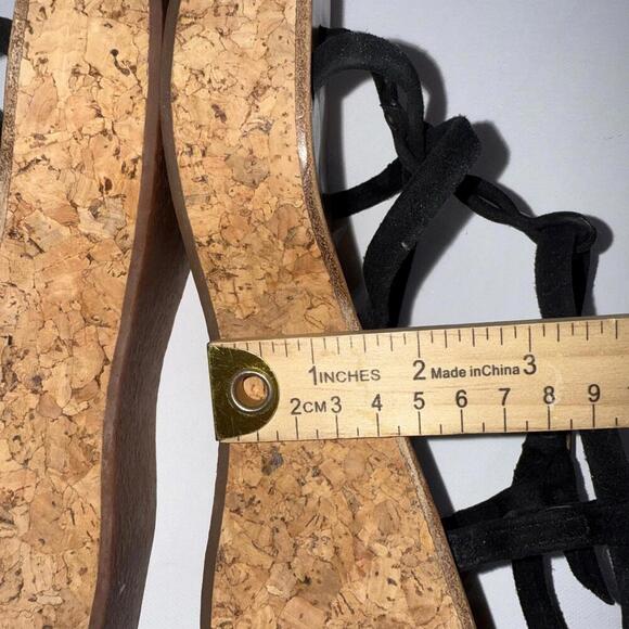 K Jacques St. Tropez Boho Wood Clog Leather Strap Wedge Sandals Brown 7.5-8 39 - Picture 11 of 15